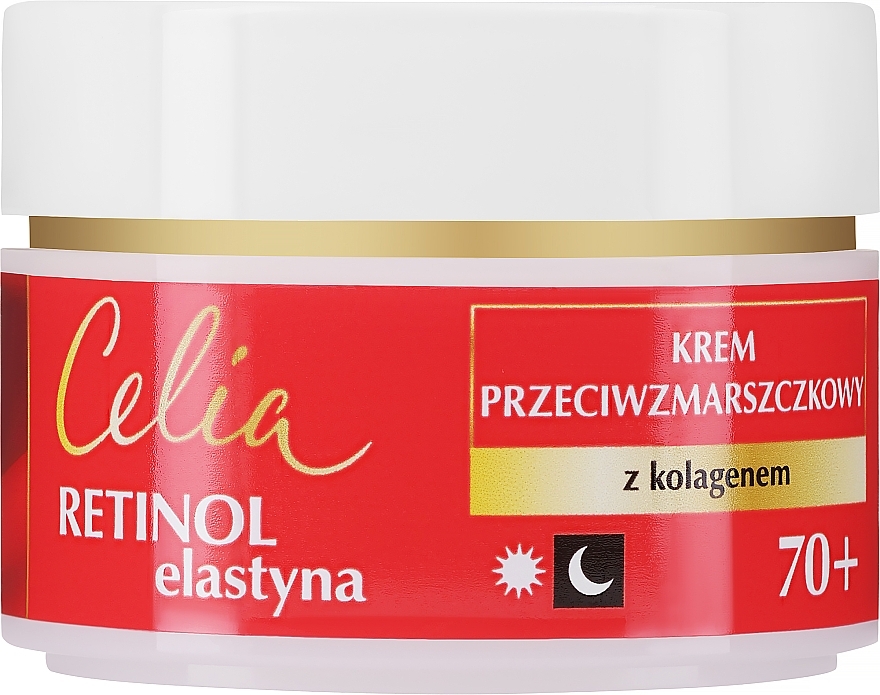 Крем от морщин с ретинолом 70+ - Celia Retinol 70+ Anti-Wrinkle Day & Night Cream — фото N2