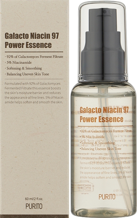 Відновлювальна есенція для обличчя з екстрактом галактомісис - Purito Galacto Niacin 97 Power Essence — фото N2