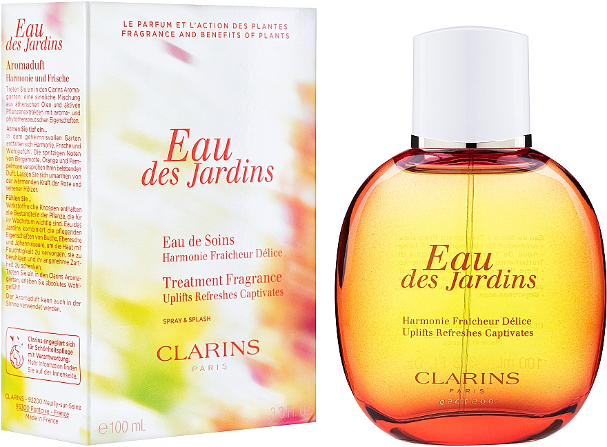 Фруктовая вода - Clarins Eau des Jardins Uplifts Refreshes Captivates Spray — фото N2
