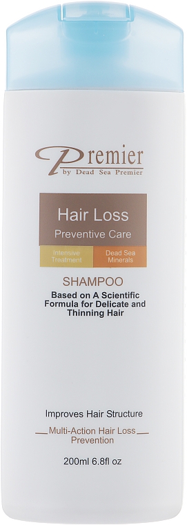 Шампунь проти випадіння волосся - Premier Dead Sea Hair Loss Preventive Care Shampoo