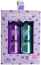 Набір бальзамів для губ - Inuwet Purple Ribbon Duo Set (lip/balm/2x3.5g) — фото N1