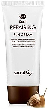 Солнцезащитный крем с муцином улитки - Secret Key Snail Repairing Sun Cream SPF 50+ PA +++