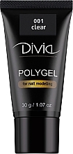 Полигель для наращивания ногтей - Divia Polygel For Nail Modeling — фото N1