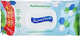 Парфумерія, косметика Вологі серветки з клапаном "Antibacterial" - Superfresh *