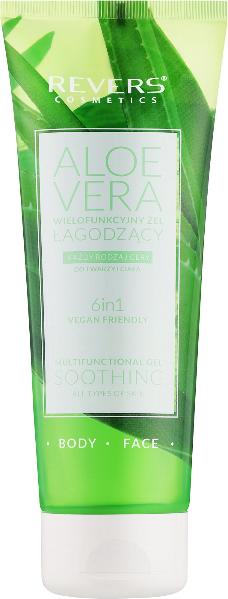 Багатофункцінальний гель для обличчя й тіла - Revers INelia 99% Soothing Aloe Vera Gel — фото 250ml