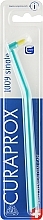 Духи, Парфюмерия, косметика Монопучковая зубная щетка "Single CS 1009", бирюзовая с желтым - Curaprox