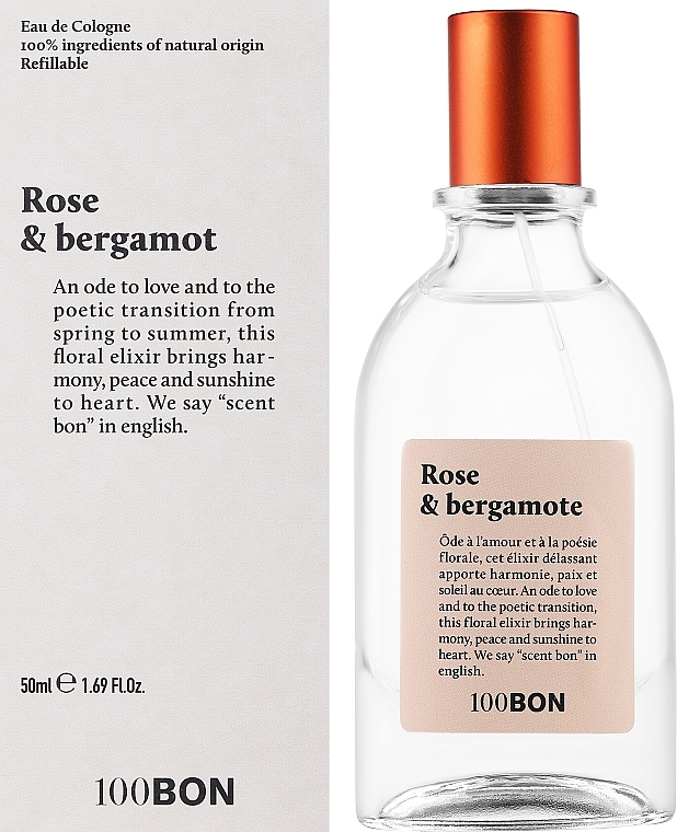 100BON Bergamote & Rose Sauvage - Парфюмированная вода — фото N2
