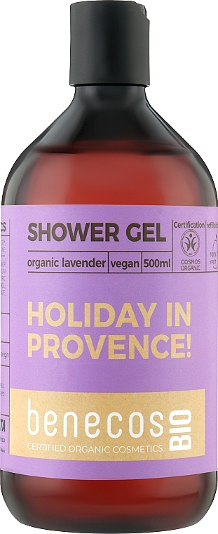 Гель для душу - Benecos Shower Gel Organic Lavender — фото N1