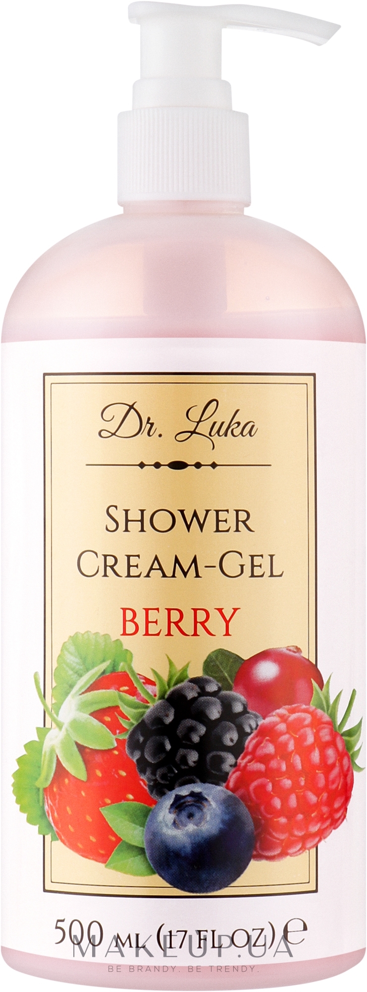 Крем-гель для душу "Berry" - Dr. Luka Shower Cream-Gel Berry — фото 500ml
