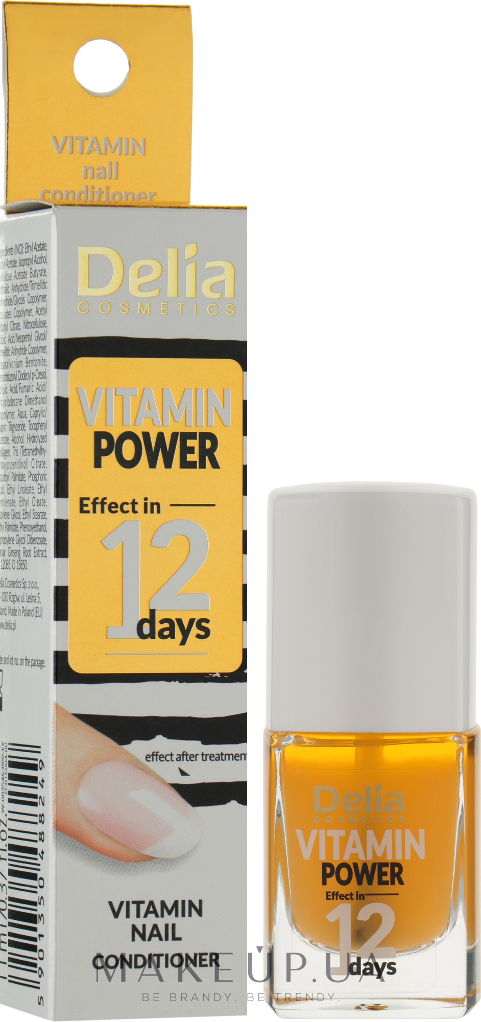 Вітамінний кондиціонер для нігтів - Delia Cosmetics Power Of Vitamins Nail Conditioner — фото 11ml