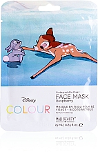 Парфумерія, косметика Маска для обличчя "Бембі"   - Mad Beauty Disney Colour Biodegradable Sheet Face Mask Raspberry