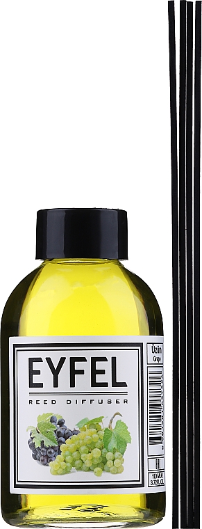 Аромадифузор "Виноград" - Eyfel Perfume Reed Diffuser Grapes — фото N1
