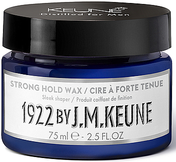 Воск сильной фиксации для укладки мужских волос - Keune 1922 Strong Hold Wax For Men — фото N1