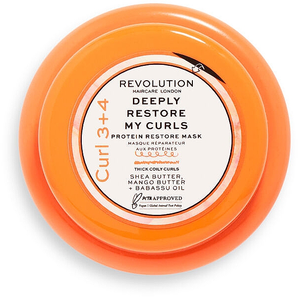 Маска для волос - Revolution Haircare Deeply Restore My Curls Protein Restore Mask — фото N3