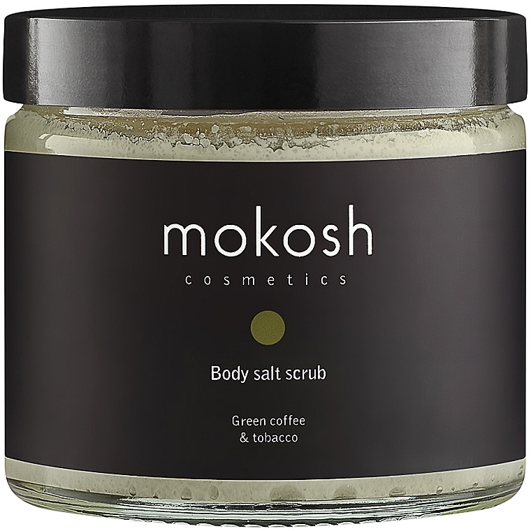 Сольовий скраб для тіла "Зелена кава і тютюн" - Mokosh Salt Body Scrub Green Coffee With Snuff — фото N1