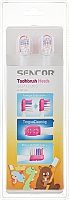 Насадка для детской электрической зубной щетки SOX013RS, 6-12 лет, 2 шт - Sencor — фото N1