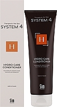 Терапевтичний бальзам "H" для сухого i пошкодженого волосся - Sim Sensitive System 4 Hydro Care Conditioner — фото N3