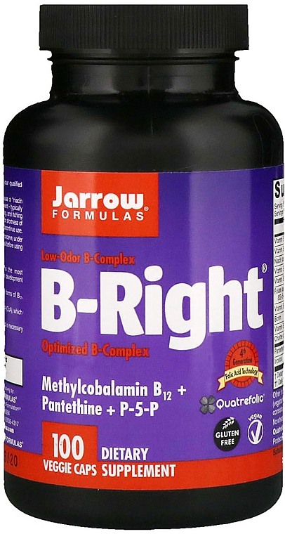 Харчові добавки - Jarrow Formulas B-Right — фото N2