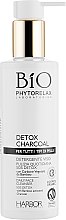 Очищающий гель для лица с активированным углем - Phytorelax Laboratories Bio Phytorelax Detox Charcoal Daily Face Cleanser Sos Detox — фото N1