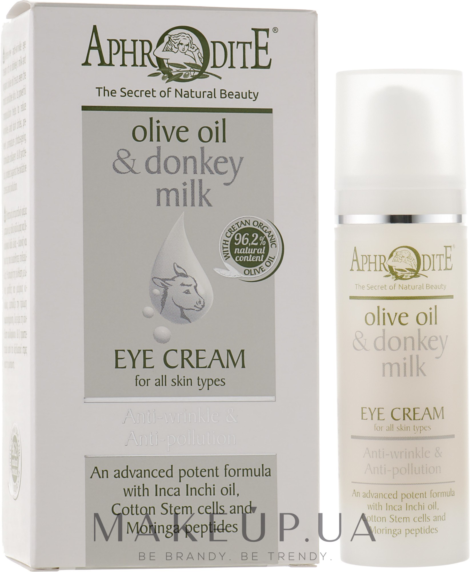 Антивозрастной защитный крем для кожи вокруг глаз - Aphrodite Eye Cream Anti-Wrinkle & Anti-Pollution — фото 30ml