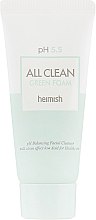 Очищувальна пінка для обличчя - Heimish All Clean Green Foam pH 5.5 (міні) — фото N1