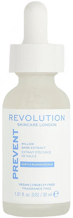 Сироватка з екстрактом кори верби - Revolution Skincare Willow Bark Extract Anti Blemish Serum — фото N1