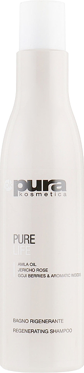 Восстанавливающий шампунь для всех типов волос - Pura Kosmetica Pure Life Regenerating Shampoo — фото N1