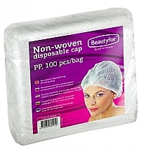 Духи, Парфюмерия, косметика Одноразовая косметическая шапочка - Beautyfor Non-Woven Disposable Cap