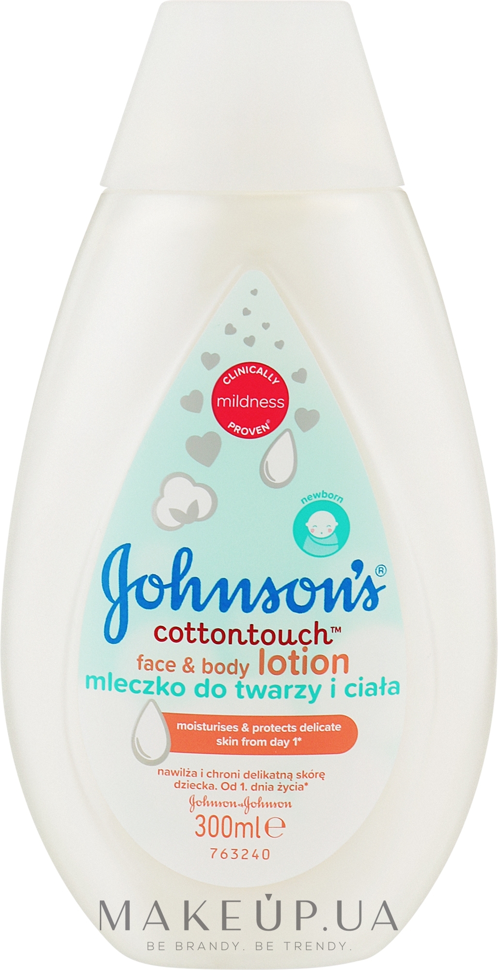 Молочко для лица и тела "Нежность хлопка" - Johnson’s® Baby — фото 300ml