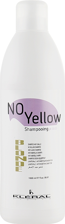 Шампунь з антижовтим ефектом - Kleral System Anti-Yellow Shampoo — фото N3