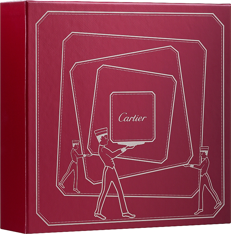 Cartier Pasha de Cartier Edition Noire - Набор (edt/100ml + deo/75ml) — фото N1