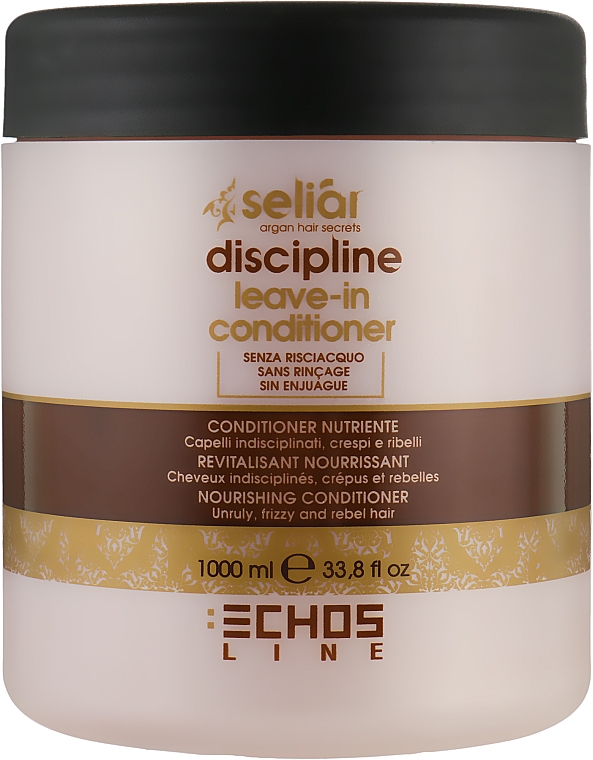 Несмываемый кондиционер для непослушных волос - Echosline Seliar Discipline Leave-In Conditioner — фото N3