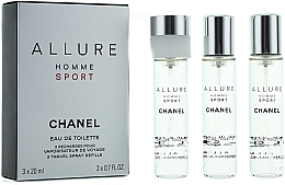 Парфумерія, косметика Chanel Allure homme Sport - Дорожні запасні блоки для туалетної води (тестер)