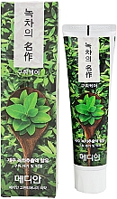 Зубная паста с экстрактом зеленого чая - Median Green Tea Energy Toothpaste — фото N2