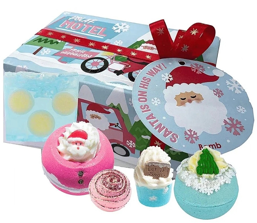 Набор, 5 продуктов - Bomb Cosmetics Santa's Coming Bath Gift Set — фото N2