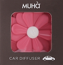 Автомобільний ароматизатор - Muha Car Flower Fucsia Uva & Fragola — фото N2