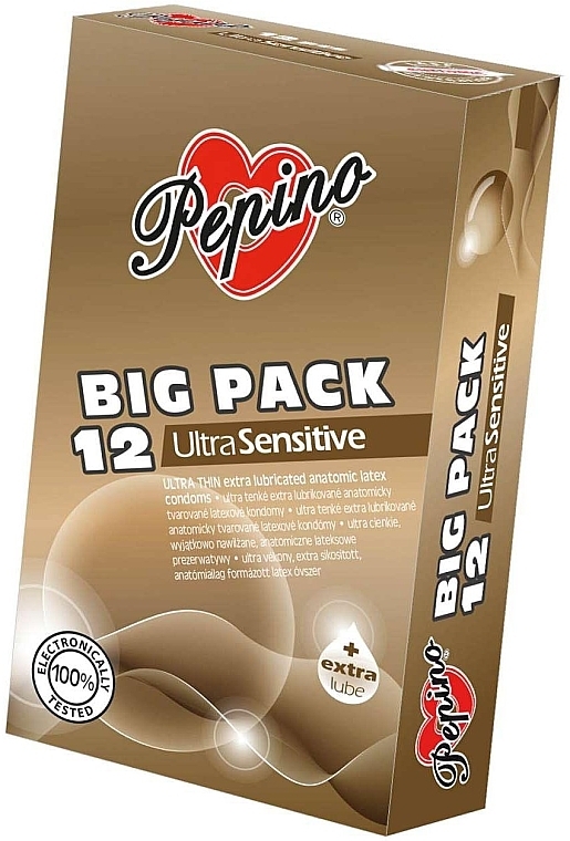 Презервативи, 12 шт. - Pepino Ultra Sensitive — фото N1