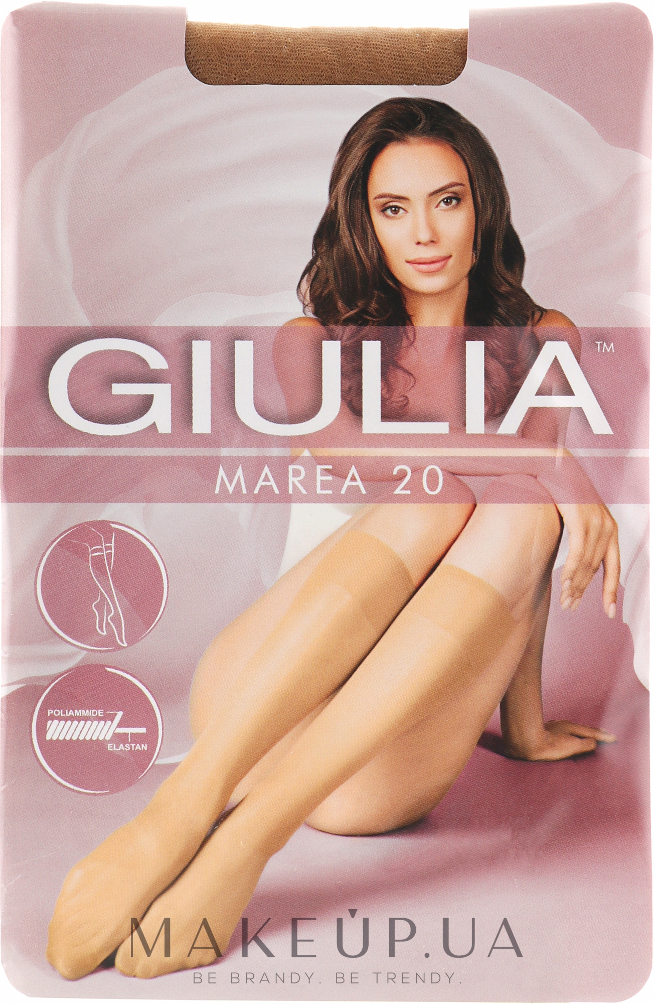 Гольфи для жінок "Marea Gambaletto" 20 Den, daino - Giulia — фото One Size