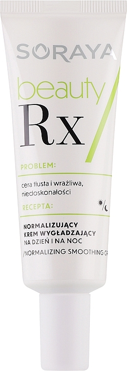 Нормалізувальний розгладжувальний крем для обличчя - Soraya Beauty Rx — фото N1