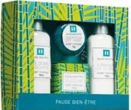 Парфумерія, косметика Набір - Mades Cosmetics Pause Bien-Etre (sh/gel/185ml + b/lot/185ml + b/salt/100g + soap/50g)