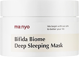 Нічна маска з пробіотиками та PHA-кислотою - Manyo Bifida Biome Deep Sleeping Mask — фото N1