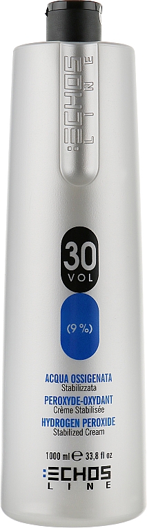 Крем-окислювач - Echosline Hydrogen Peroxide Stabilized Cream 30 vol (9%) — фото N3