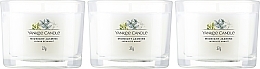 Набор ароматических свечей "Полуночный жасмин" - Yankee Candle Midnight Jasmine (candle/3x37g) — фото N2