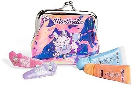 Набор косметики - Martinelia Magic Ballet Beauty & Purse Set (lip/gloss/2x6ml + h/clip/2pcs + pouch/1pc) — фото N2