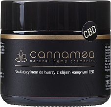 Увлажняющий крем для лица с конопляным маслом и CBD - Cannamea — фото N1