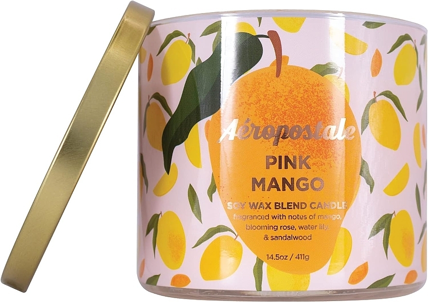 Ароматическая свеча - Aeropostale Pink Mango Fine Fragrance Candle — фото N2