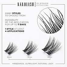 Накладные ресницы - Nanolash Diy Eyelash Extensions Classy — фото N31