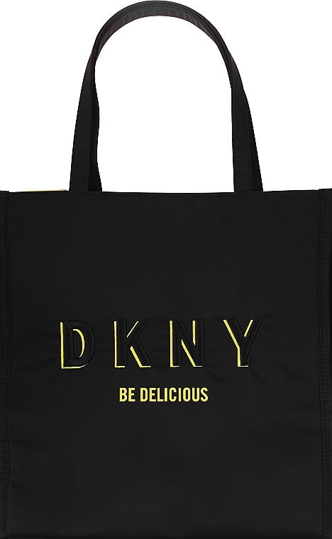 ПОДАРОК! Шоппер текстильный черного цвета - DKNY Be Delicious Fall Tote Bag — фото N1