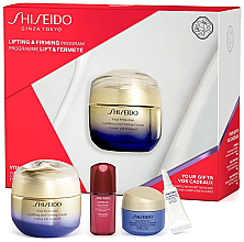 Духи, Парфюмерия, косметика Набор - Shiseido Vital Perfection Lifting & Firming Program (cr/50ml + n/cr/15ml + conc/10ml + eye/cr/3ml)