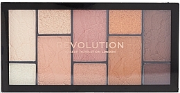 Палитра теней для век - Makeup Revolution Reloaded Dimension Eyeshadow Palette Neutral Charm — фото N1